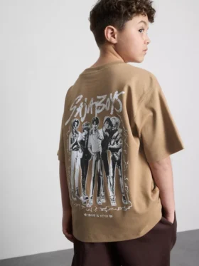 6-15 jaar | K-Pop Demon Hunters Saja Jongens T-shirt met print