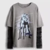 6-15 jaar | K-pop Demon Hunters T-shirt met lange mouwen en kant