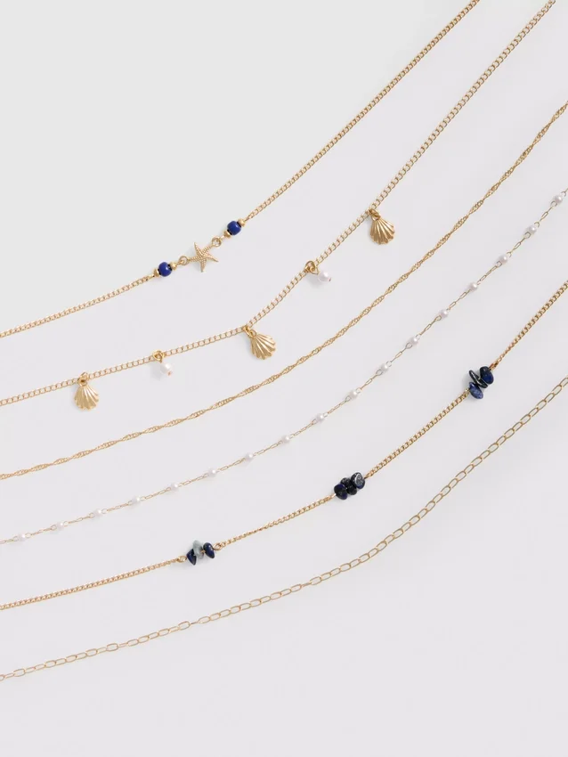 6-pack choker-kettingen