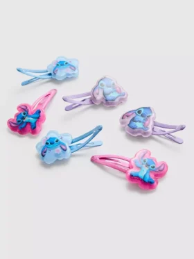 6-pack Disney’s Stitch-haarspeldjes met kliksluiting