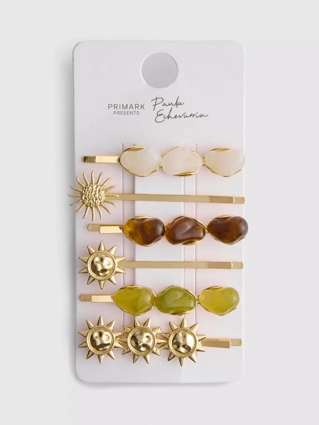 6-pack Paula Echevarría Celestial haarclips van hars