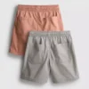 7-15 jaar | 2-pack shorts met trekkoord