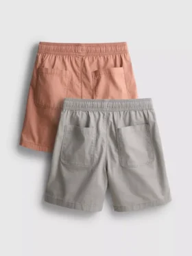 7-15 jaar | 2-pack shorts met trekkoord