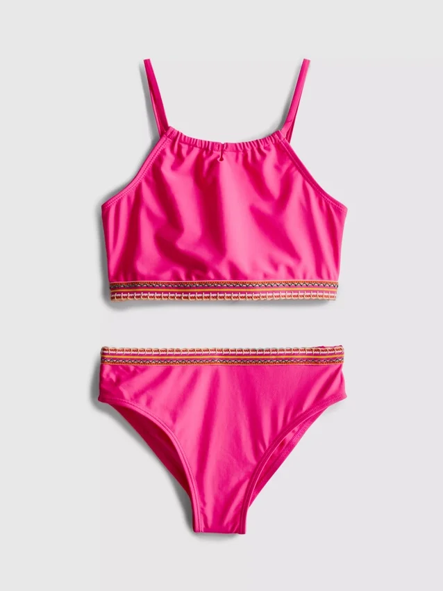 7-15 jaar | bikini met stikdetails