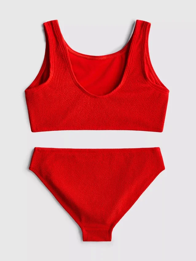 7-15 jaar | bikini met textuur