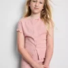 7-15 jaar | blouse met gekreukelde textuur