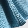 7-15 jaar | blouse met gekreukelde textuur