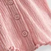 7-15 jaar | blouse met gekreukelde textuur
