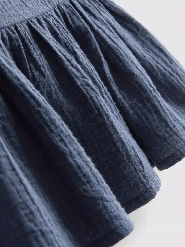 7-15 jaar | blouse met gerimpelde strik