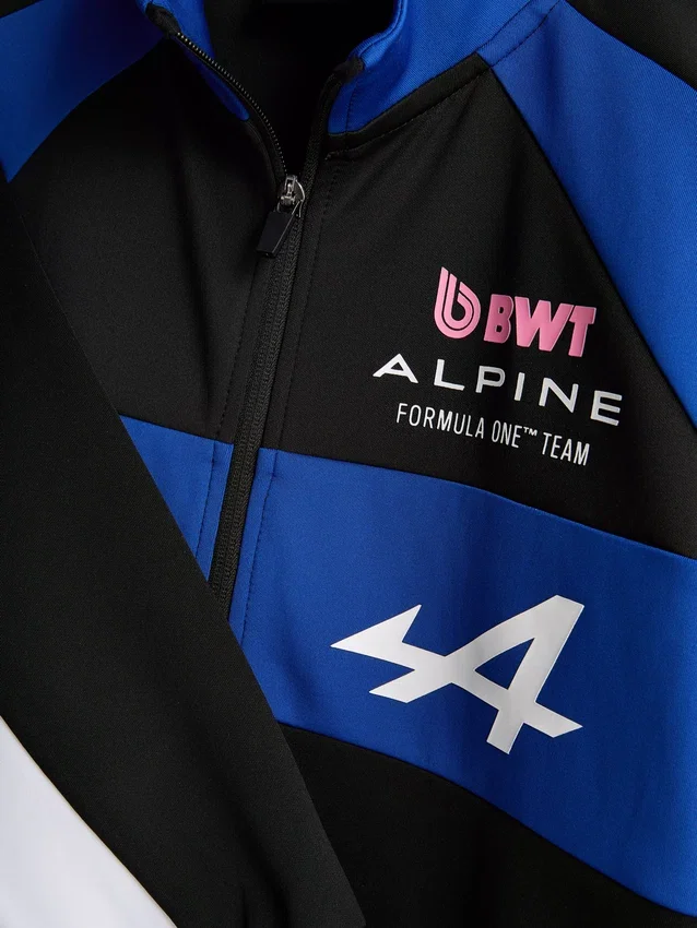 7-15 jaar | BWT Alpine Formula One Team sweatshirt met ritssluiting
