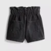 7-15 jaar | denimshort met paperbag-pasvorm