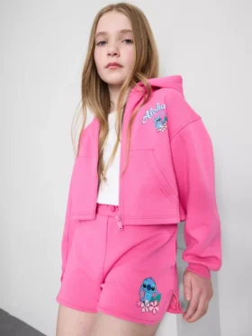 7-15 jaar | Disney's Stitch hoodie met rits