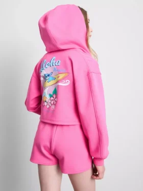 7-15 jaar | Disney’s Stitch hoodie met rits