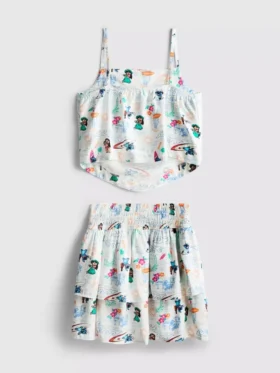 7-15 jaar | Disney’s Stitch-top en Rara-rok set