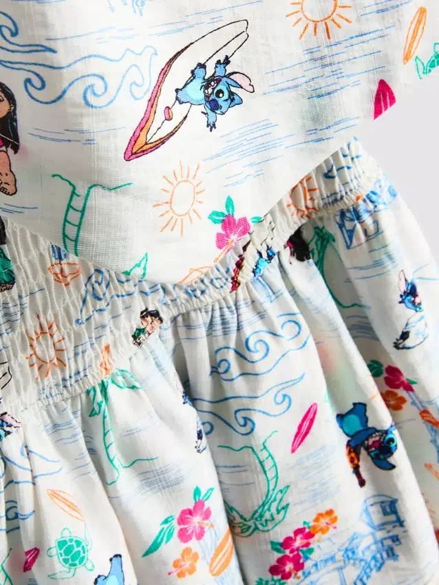 7-15 jaar | Disney's Stitch-top en Rara-rok set