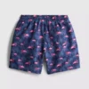 7-15 jaar | flamingo-print zwemshort