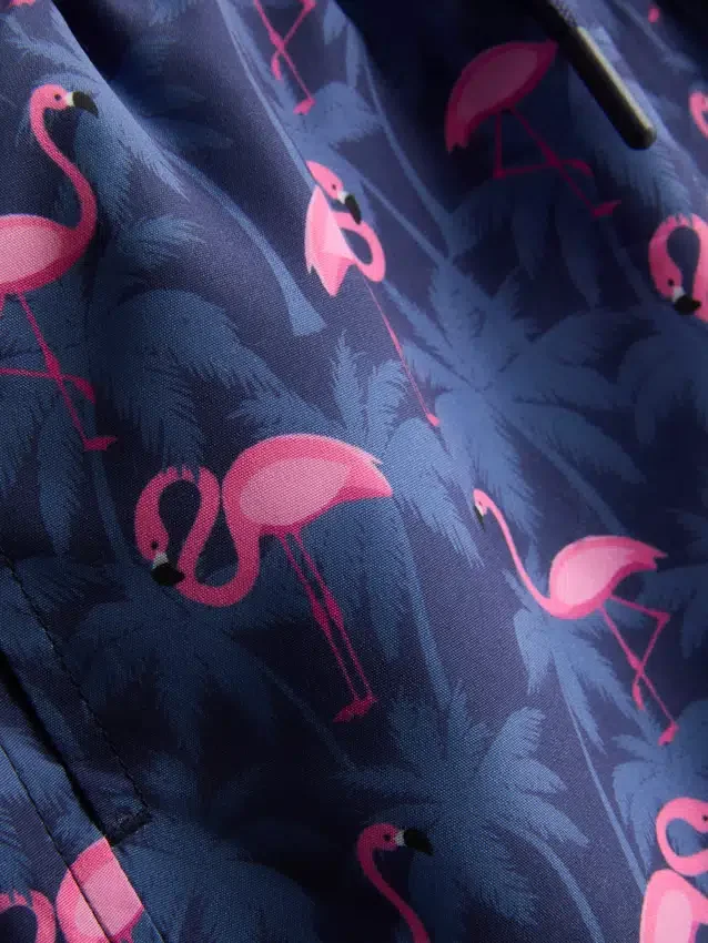 7-15 jaar | flamingo-print zwemshort