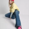 7-15 jaar | flare-Jeans met riem