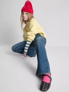 7-15 jaar | flare-Jeans met riem