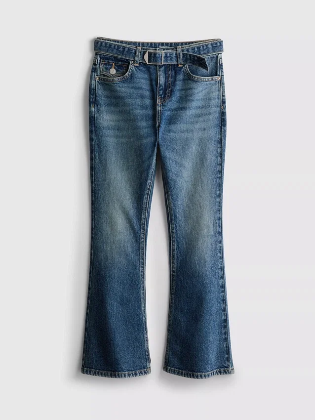 7-15 jaar | flare-Jeans met riem