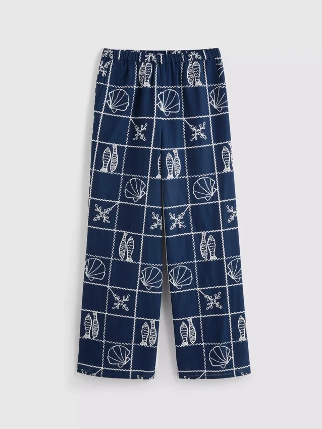 7-15 jaar | geborduurde broek