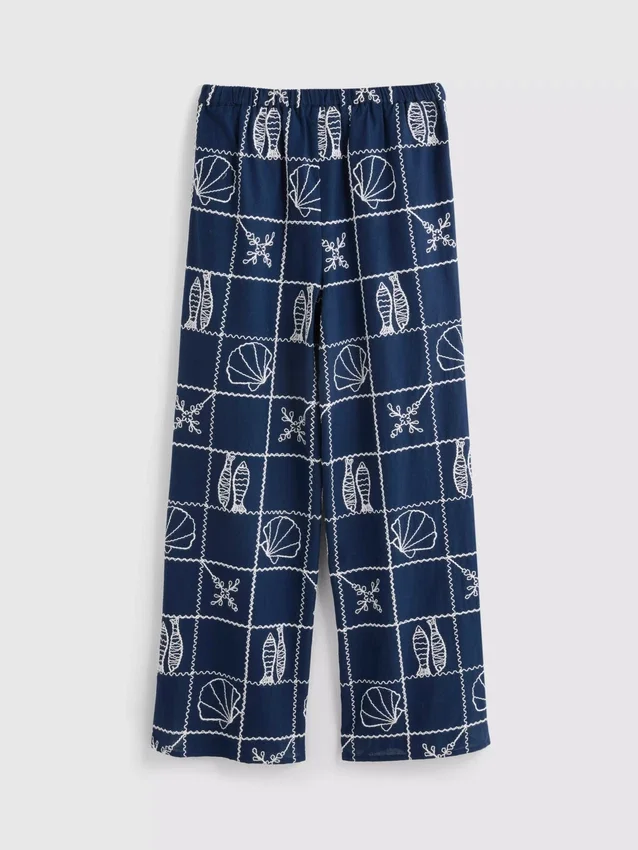7-15 jaar | geborduurde broek