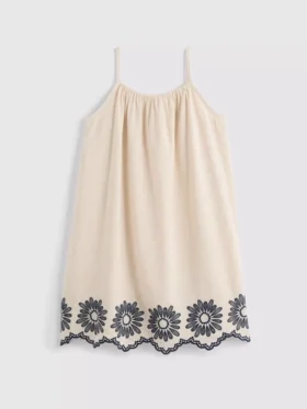 7-15 jaar | geborduurde cami-smockjurk
