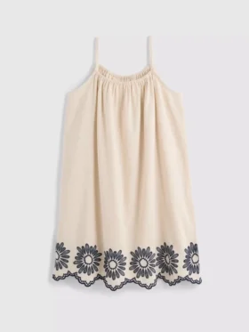 7-15 jaar | geborduurde cami-smockjurk