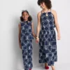 7-15 jaar | geborduurde mouwloze blouse