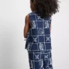 7-15 jaar | geborduurde mouwloze blouse