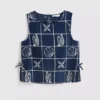 7-15 jaar | geborduurde mouwloze blouse