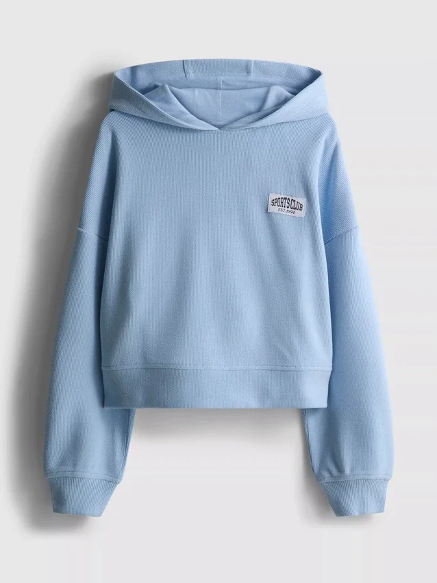 7-15 jaar | geborstelde hoodie