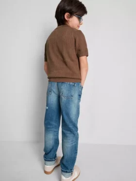 7-15 jaar | gebreid poloshirt