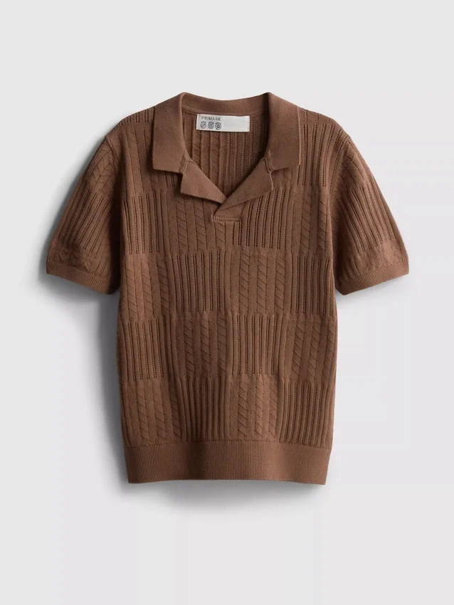 7-15 jaar | gebreid poloshirt