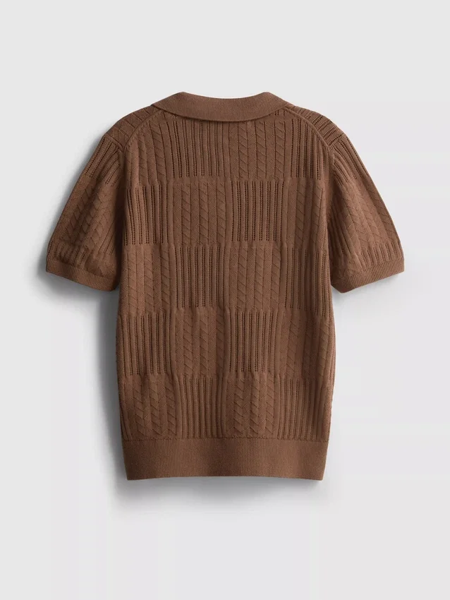 7-15 jaar | gebreid poloshirt