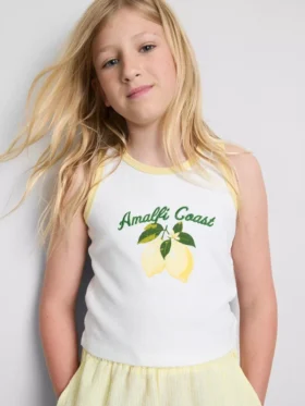 7-15 jaar | geribbde tanktop