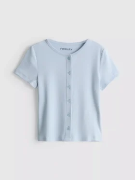 7-15 jaar | geribd T-shirt