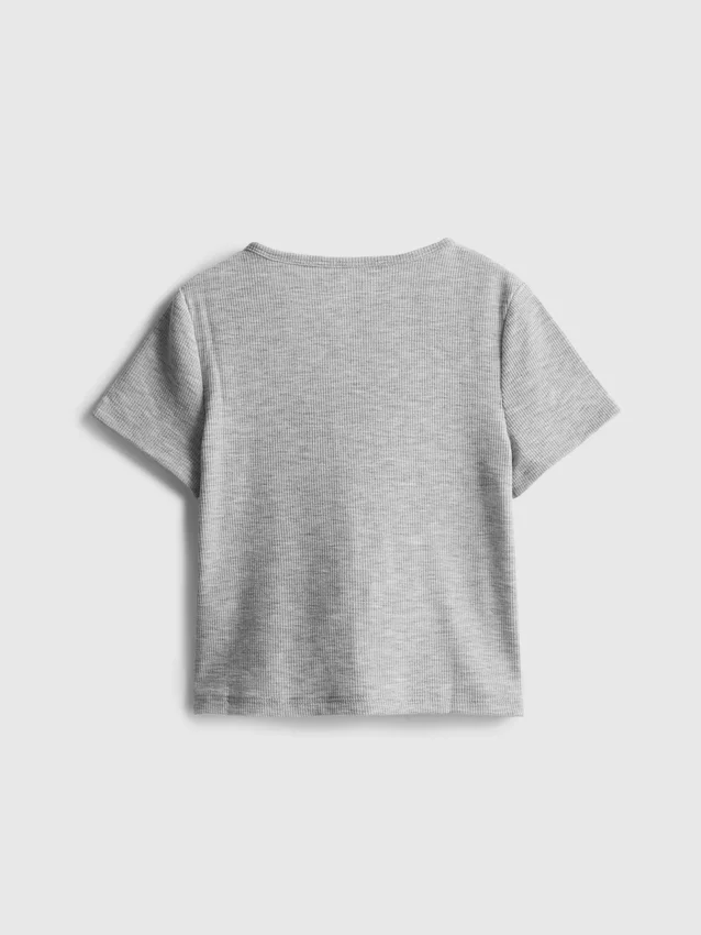 7-15 jaar | geribd T-shirt