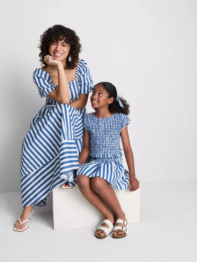 7-15 jaar | gestreepte blouse met plooien