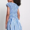 7-15 jaar | gestreepte blouse met plooien