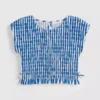 7-15 jaar | gestreepte blouse met plooien