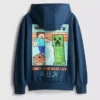 7-15 jaar | hoodie met Minecraft-print, rijk aan katoen