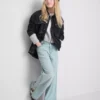 7-15 jaar | Jeans met split aan de zoom en wijde pijpen