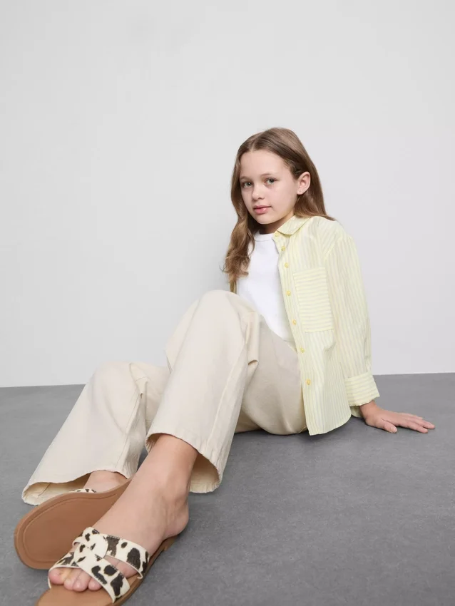 7-15 jaar | Jeans met wijde pijpen