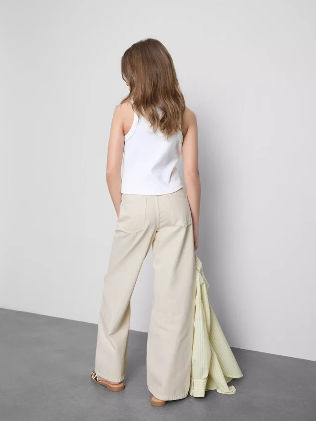 7-15 jaar | Jeans met wijde pijpen