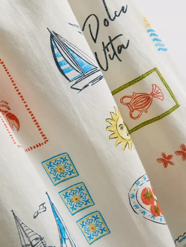 7-15 jaar | jurk met print