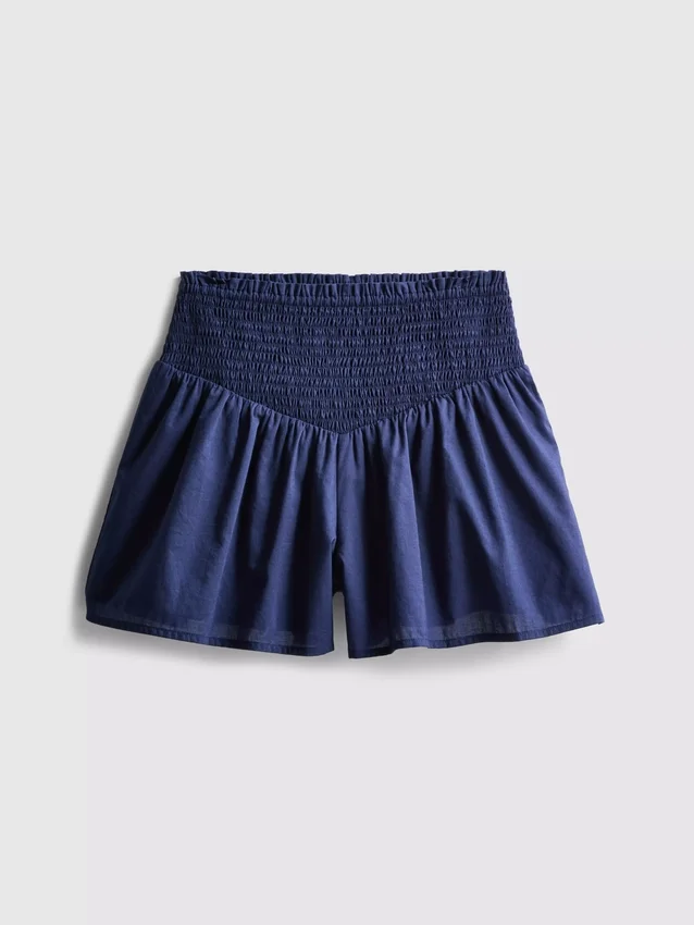 7-15 jaar | korte Shorts met gerimpelde taille