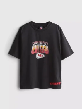 7-15 jaar | NFL Kansas City Chiefs T-shirt met acid wash