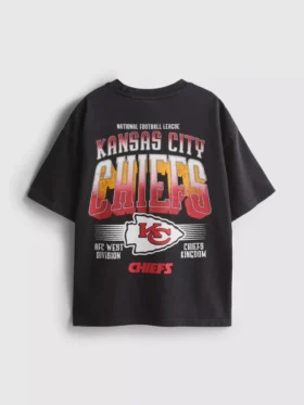 7-15 jaar | NFL Kansas City Chiefs T-shirt met acid wash