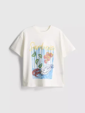 7-15 jaar | oversized T-shirt met print